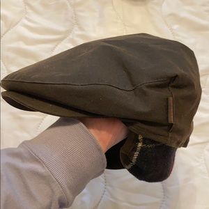 Men’s Barbour flat cap